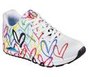 Skechers Uno Spread The Love Goldcrown Design Trainer