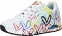 Skechers Uno Spread The Love Goldcrown Design Trainer
