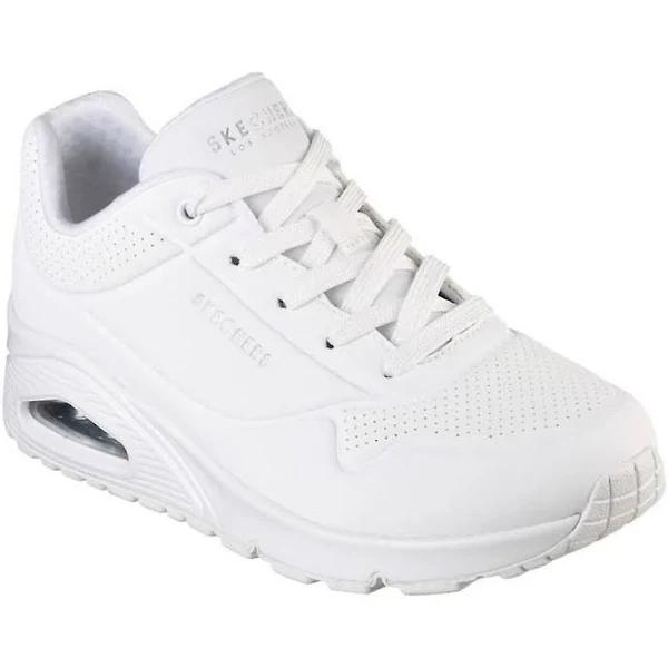 Skechers Uno - Stand On Air Wide Fit White Size 11 Female US | AfterPay Available