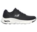 Skechers Women's Arch Fit Big Appeal Trainers Black / White-Size 7