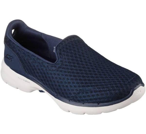 Skechers Women's Go Walk 6 Big Splash - 4 Colours, 8 / Navy/White