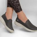 Skechers Women's Go Walk Joy Walking Shoe, Charcoal, 7.5 US