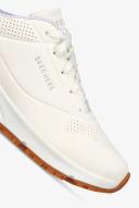 Skechers Women's Sneaker White Work Relaxed Fit Uno Sneaker 8.5 M