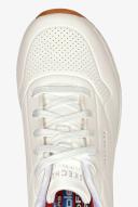 Skechers Women's Sneaker White Work Relaxed Fit Uno Sneaker 8 M