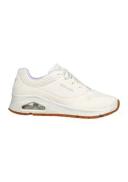 Skechers Women's Sneaker White Work Relaxed Fit Uno Sneaker 8 M
