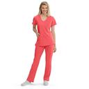 Skechers Women's Vitality Cargo Scrub Pants - XS - Coral Lipstick