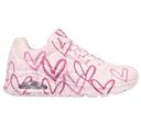 Skechers Womens Spread The Love Lace Up Memory Foam Shoes - Pink - 8.5 US or 25.5 CMS