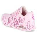 Skechers Womens Spread The Love Lace Up Memory Foam Shoes - Pink - 8.5 US or 25.5 CMS