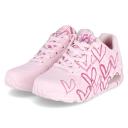 Skechers Womens Spread The Love Lace Up Memory Foam Shoes - Pink - 8.5 US or 25.5 CMS