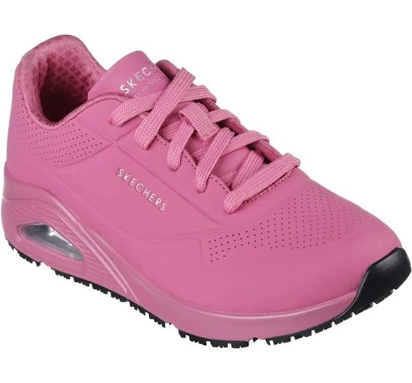 Skechers Work Relaxed Fit: Uno SR Pink Size 5 Female US | AfterPay Available