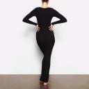 SKIMS Blue Soft Lounge Long Sleeve Maxi Dress