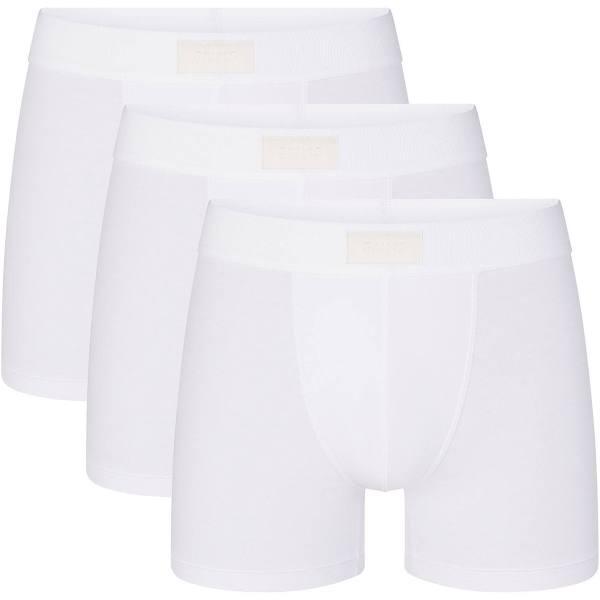 SKIMS Mens 3" Boxer Brief 3-Pack | Chalk | Grey | SKIMS Cotton | M | Medium