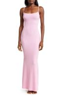 Skims Pink Soft Lounge Maxi Dress