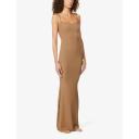 Skims Tan Soft Lounge Slip Dress