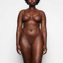 Skims Ultra Fine Mesh Underwire Scoop Bra | Deep Neutral | 40D