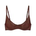 Skims Ultra Fine Mesh Underwire Scoop Bra | Deep Neutral | 40D
