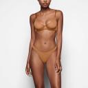 Skims Ultra Fine Mesh Underwire Scoop Bra | Medium Neutral | 34D