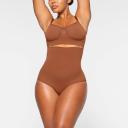SKIMS Women's High-Waisted Brief | Bronze | Medium Neutral | Seamless Sculpt | XS | X-Small