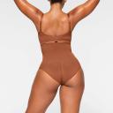 SKIMS Women's High-Waisted Brief | Bronze | Medium Neutral | Seamless Sculpt | XS | X-Small