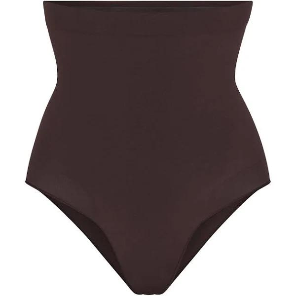 SKIMS Women's High-Waisted Brief | Espresso | Deep Neutral | Seamless Sculpt | 2XS | 2X-Small