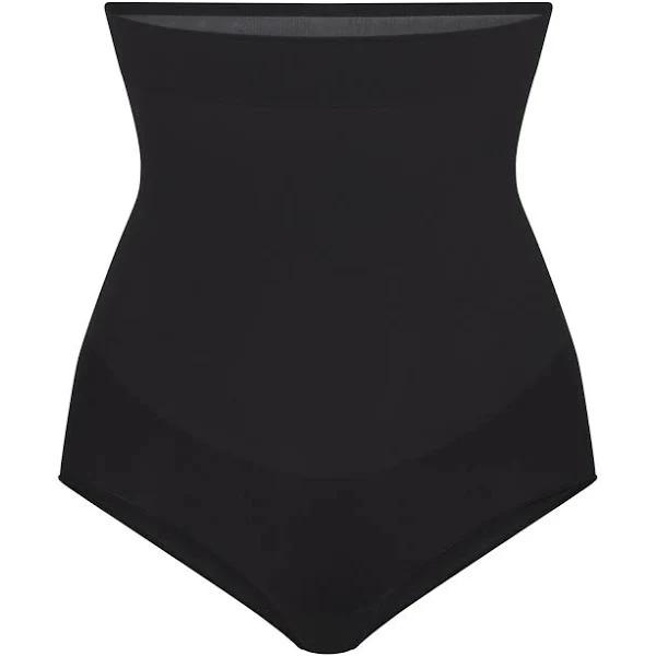 SKIMS Women's High-Waisted Brief | Onyx | Black | Everyday Sculpt | 3XL | 3X-Large | Plus Size