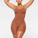 SKIMS Women's Mid Thigh Bodysuit | Bronze | Medium Neutral | Seamless Sculpt | XL | X-Large