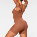 SKIMS Women's Mid Thigh Bodysuit | Bronze | Medium Neutral | Seamless Sculpt | XL | X-Large