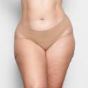 Skims Womens Clay Free Cut Mid-Rise Stretch-woven Thong XXS