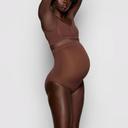 Skims Womens Cocoa Maternity Scoop-Neck stretch-jersey Bra L/XL