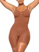 SKIMS Womens Espresso Sculpt Ruched Stretch-woven Body M