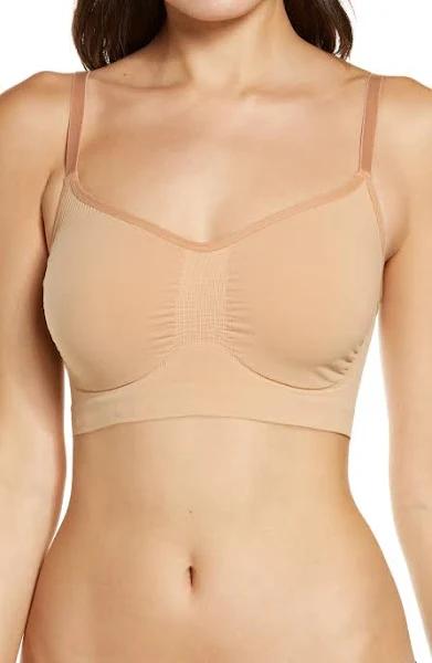 Skims Womens Ochre Sculpting Scoop-Neck Stretch-woven Bra Xxxxl/xxxxxl