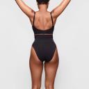 Skims Womens Onyx Sculpting Scoop-Neck Stretch-Woven Bra L/XL