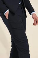 Skinny Dark Navy Suit Trousers