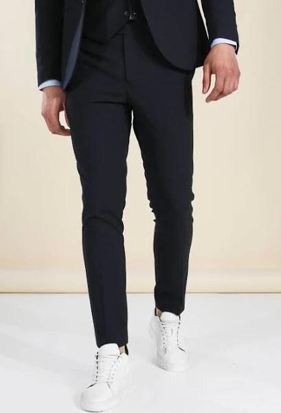 Skinny Dark Navy Suit Trousers