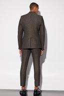 Skinny Fit Dogtooth Crop Suit Trousers