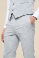 Skinny Pinstripe Suit Trousers