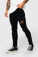 Skinny Stretch All Over Rip Jeans