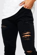 Skinny Stretch All Over Rip Jeans