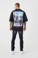 Skinny Stretch All Over Rip Stacked Jeans
