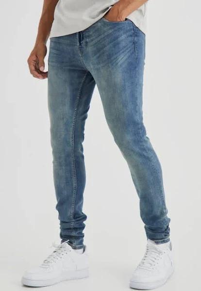 Skinny Stretch Stacked Tinted Jeans