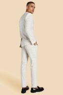 Skinny Tonal Check Suit Trouser