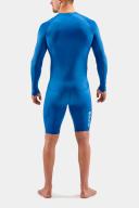 Skins Series-1 Mens Compression Long Sleeve Top - Bright Blue