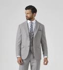 Skopes Mens Jude Herringbone Suit Jacket - Stone - Size : 44R