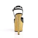 SKY-309LG Black Pat/Blue Multi Glitter US 8