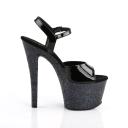 SKY-309LG Black Pat/Blue Multi Glitter US 8