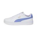 Skye Clean Women's Sneakers in White/Lavendar Pop/Team Gold, Size 6.5 by Puma