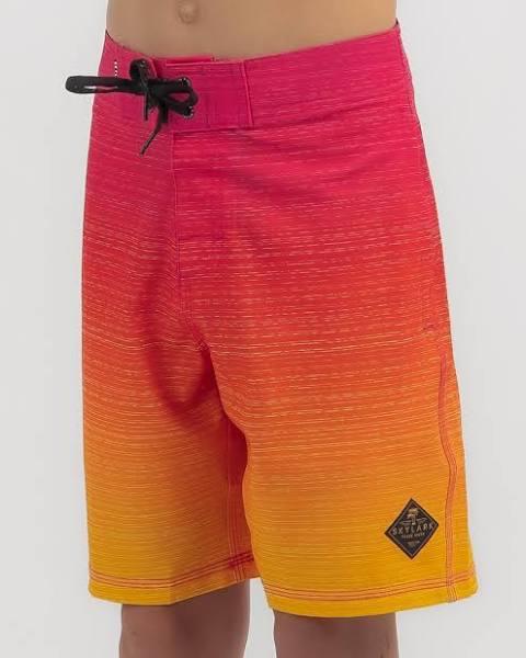 Skylark Boys' Fader Board Shorts in Coral | Size 16