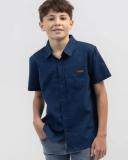 Skylark Boys' Hemp Short Sleeve Shirt in Natural | Size 12