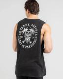 Skylark Men's Lost in Paradise Muscle Tank Top in Black | Size Small