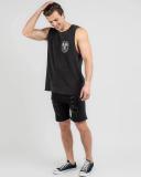 Skylark Men's Lost in Paradise Muscle Tank Top in Black | Size Small
